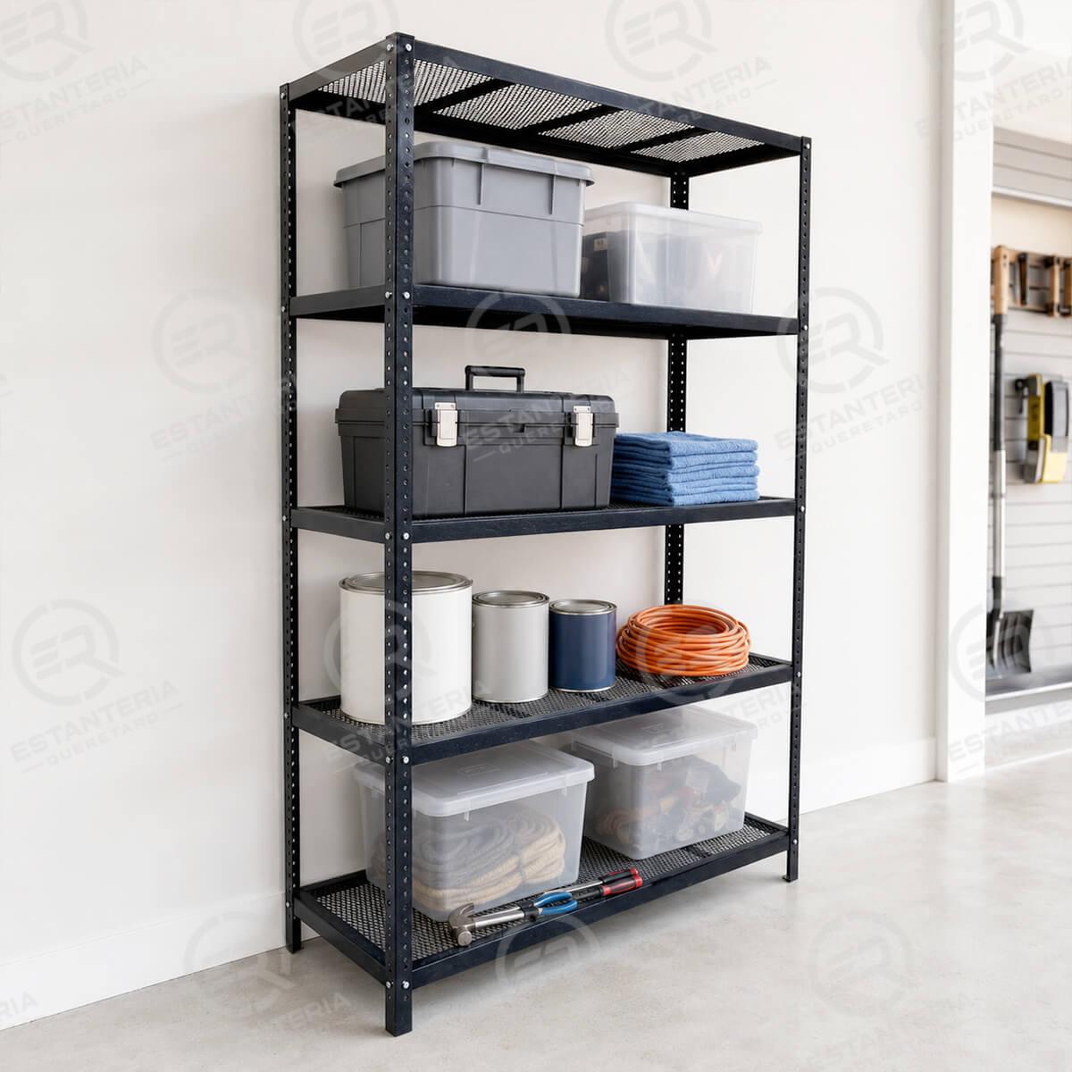 Estante-Metalico-y-Anaqueles-de-Metal-Mexico-Queretaro-Mini-Rack-Industrial-de-Malla-00