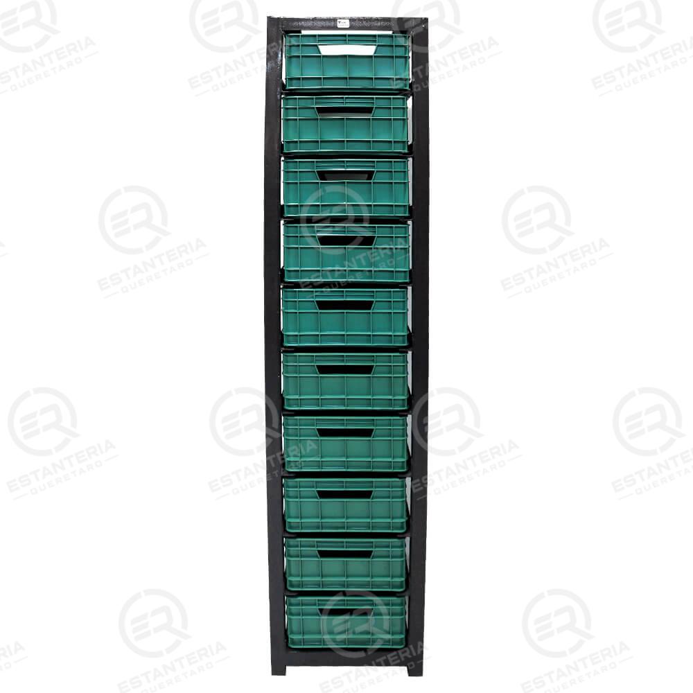 Estructura Cajonera Con 10 Contenedores Ricolino-Mexico-Queretaro-01